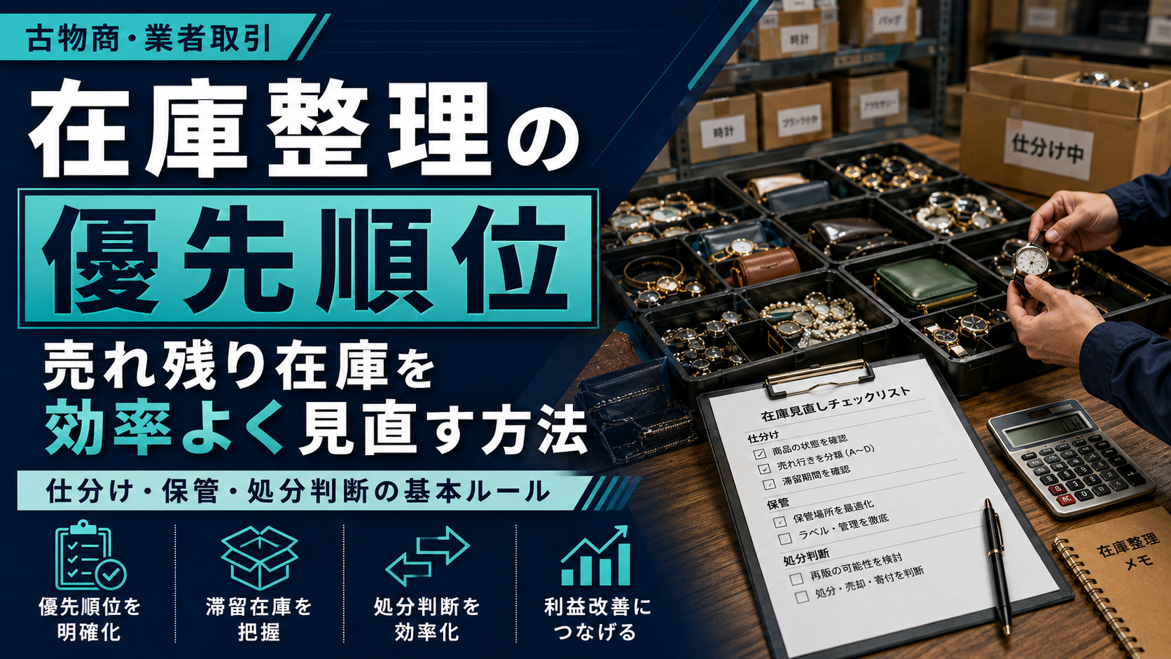 買取店が業者買取を使うメリット