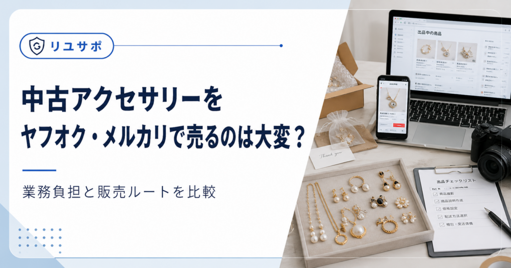 中古アクセサリー販売の準備
