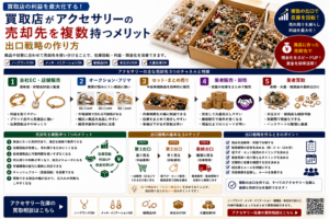 買取店がアクセサリーの売却先を複数持つメリットと出口戦略の作り方