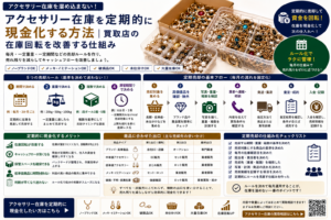 アクセサリー在庫を定期的に現金化して買取店の在庫回転を改善する方法